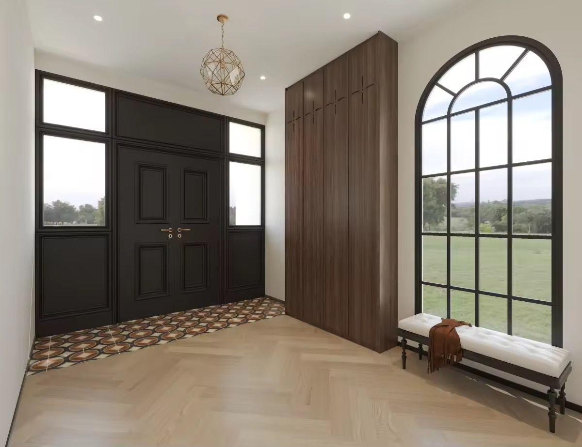 Custom Main Solid Timber Main Door inc frame and architrave