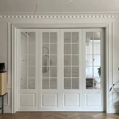 Sliding French White 4 Panel